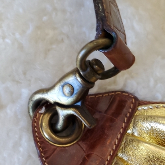 Furla Gold and Brown Crossbody Bag - Picture 6 of 12